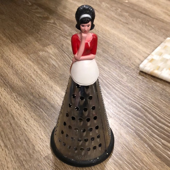 Vintage Kitchen Vintage Waitress Lady Novelty Kitchen Cheese Grater